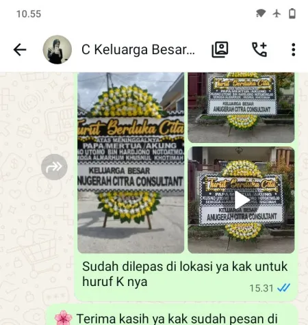 Pengiriman Papan Bunga Duka Pujon Kidul Pujon